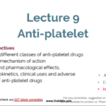 Lecture 9 Anti-platelet PPT/PDF Download Now