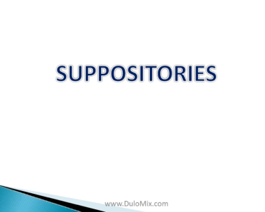 Suppositories PDF / PPT Download Now