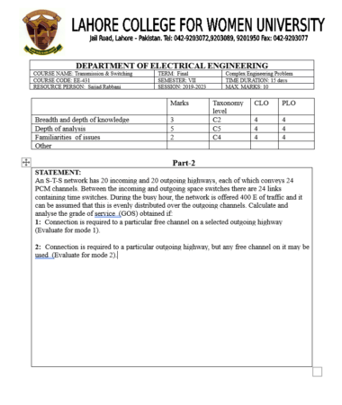 Transmission Line and Switching Download Now