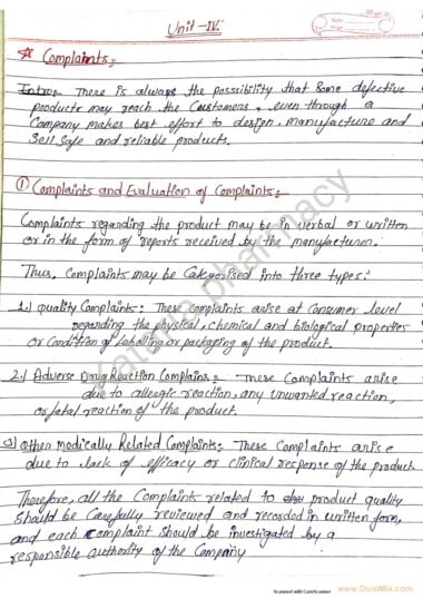 Quality assurance sem7 (unit4) hand written notes pdf Download Now