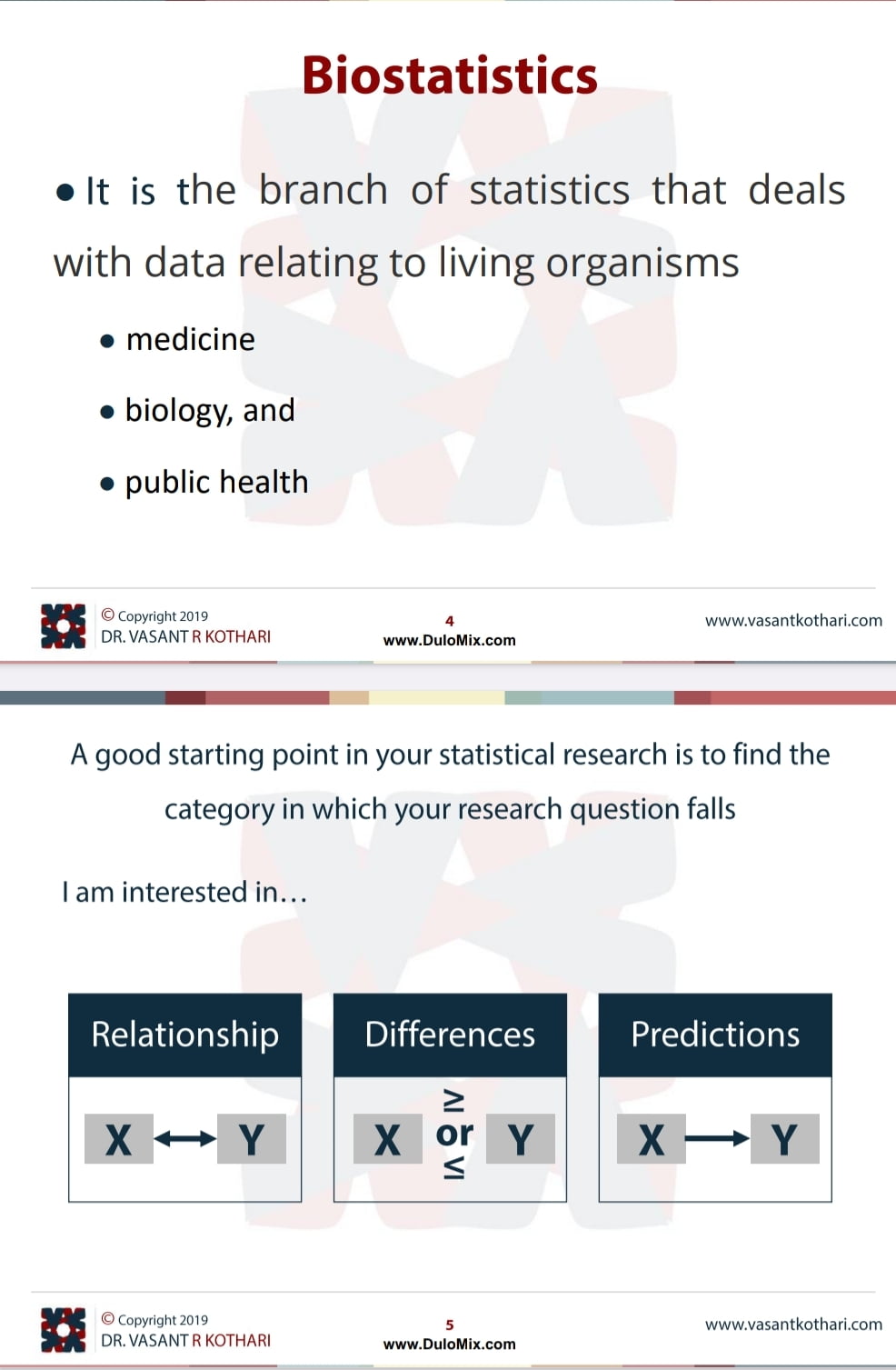 biostatistics and research methodology 8th sem pdf notes