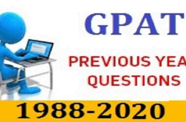 GPAT QUESTION PAPER 1994 Download Now