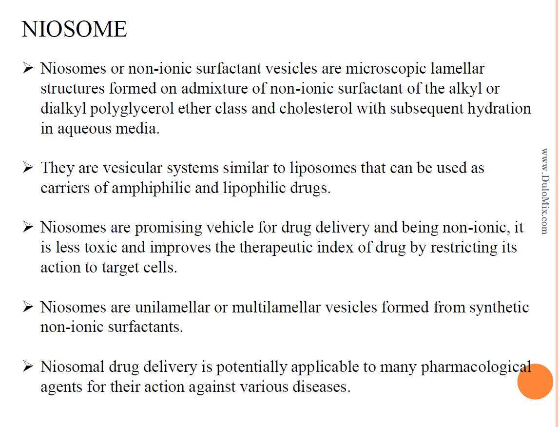 Niosome Overview Pdf Ppt Download Now Dulomix