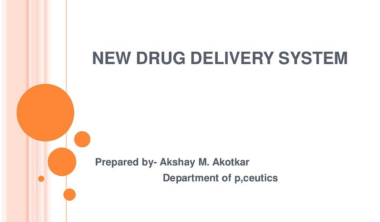 Novel Drug Delivery Systems (NDDS): PDF/PPT Download Now