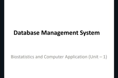 Database management in computer Download Now