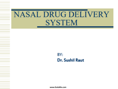 NASAL DRUG DELIVERY SYSTEM PPT/PDF Download Now